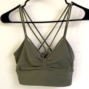 lululemon Light Compression Sports Bra Nulu Fabric